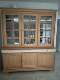 buffet-bibliotheque-merisier-renovation-incolore-blanc